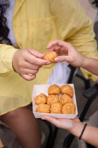 Bánh su kem nhân trà xanh hộp 6